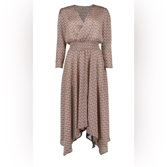 bishop + young Dresses & Skirts - Anthropologie Bishop + Young Bohemian Rhapsody Smocked Midi Dress Size Medium